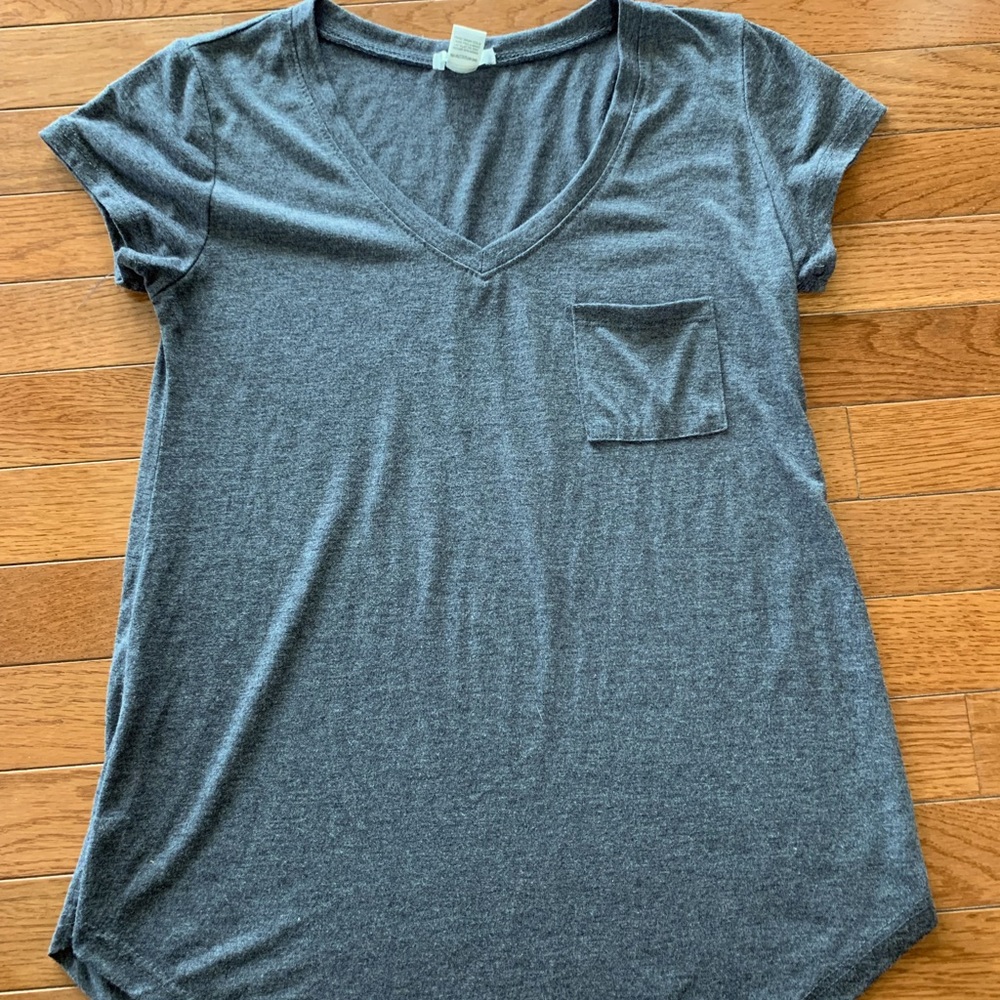 Bozollo small grey short sleeve tee